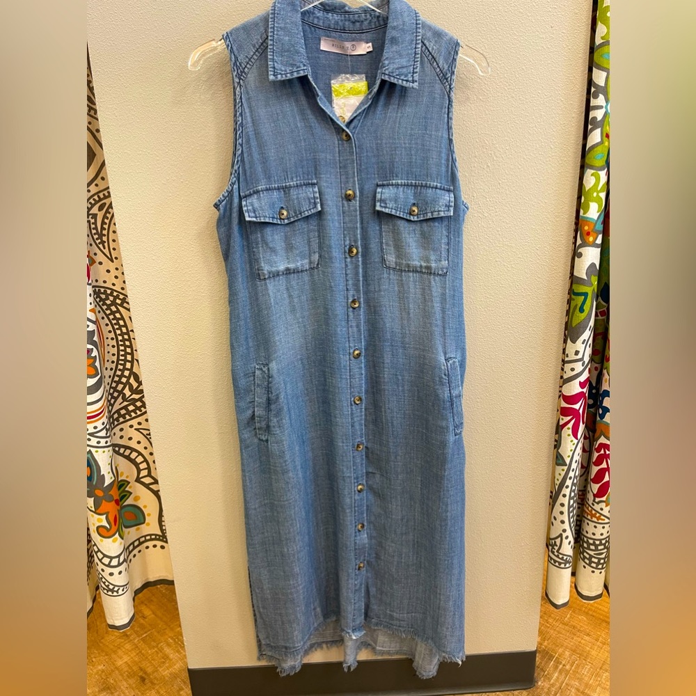 NEW Billy T tencel sleeveless dress